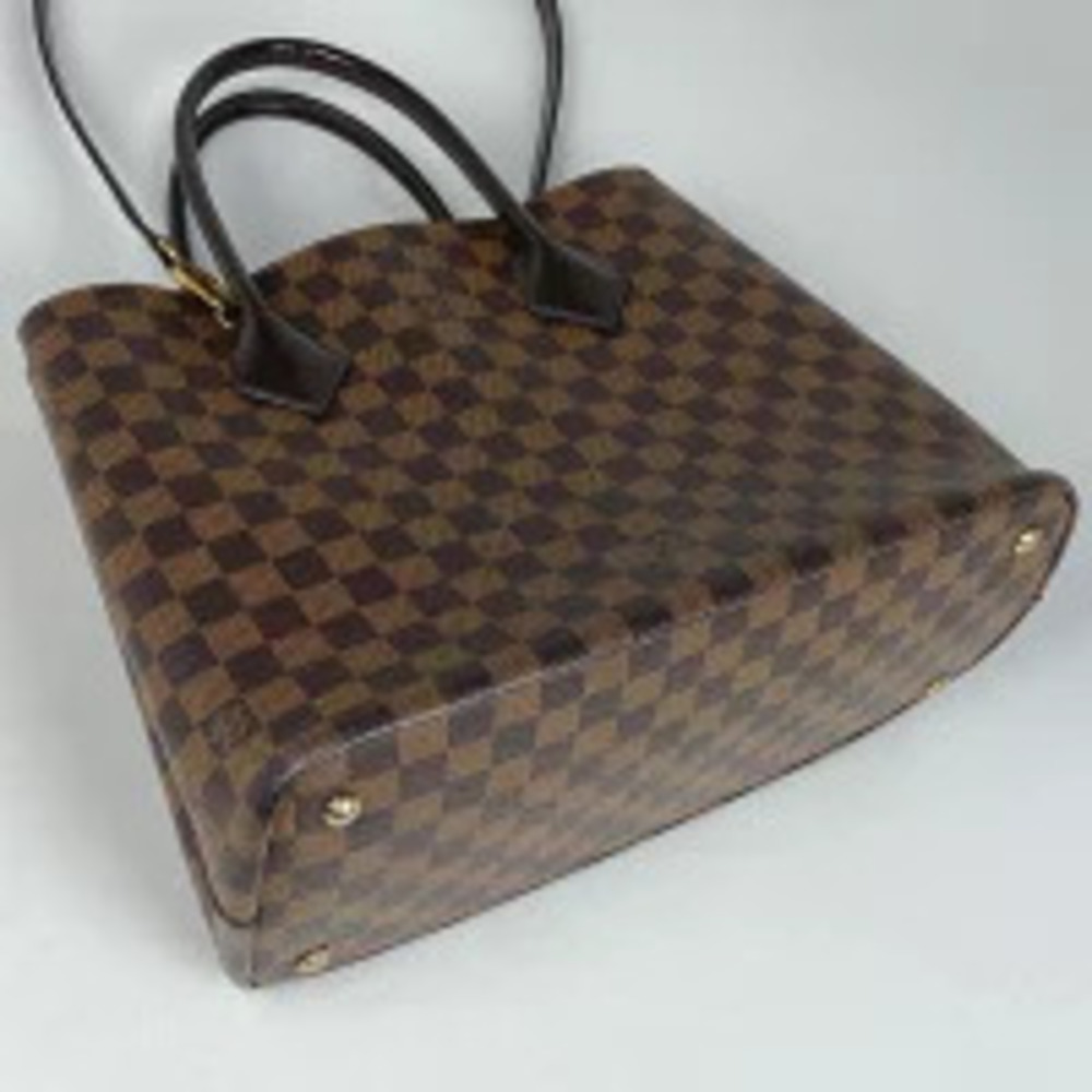 Louis Vuitton Tote Shoulder Kensington Brown Bag Damier Brown